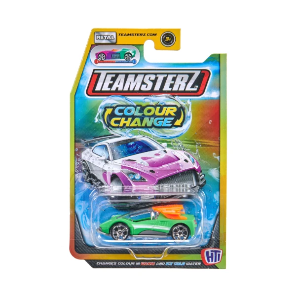 Mașinuța cu schimbare de culoare teamsterz s/m, în as. 5