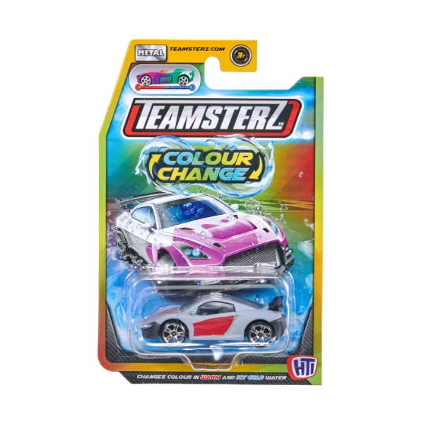 Mașinuța cu schimbare de culoare teamsterz s/m, în as. 8