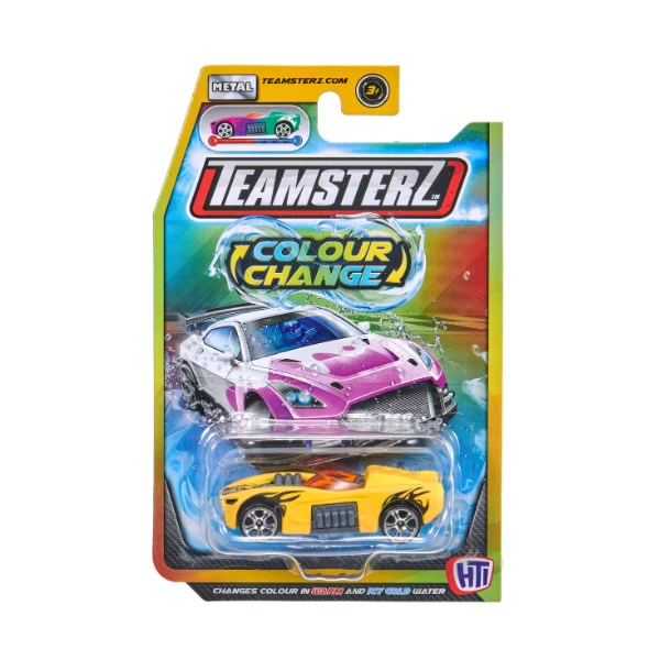 Mașinuța cu schimbare de culoare teamsterz s/m, în as. 6