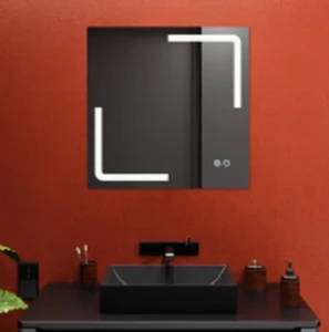 Oglindă pentru baie bayro edge 600x600 led touch cu încălzire
