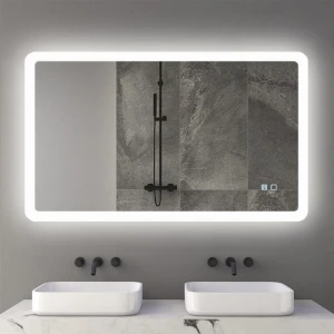 Oglindă pentru baie bayro gama ortogonală 1200x800 led touch cu dezaburire