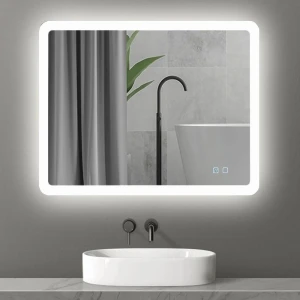 Oglindă pentru baie bayro gama ortogonală 700x800 led touch cu dezaburire