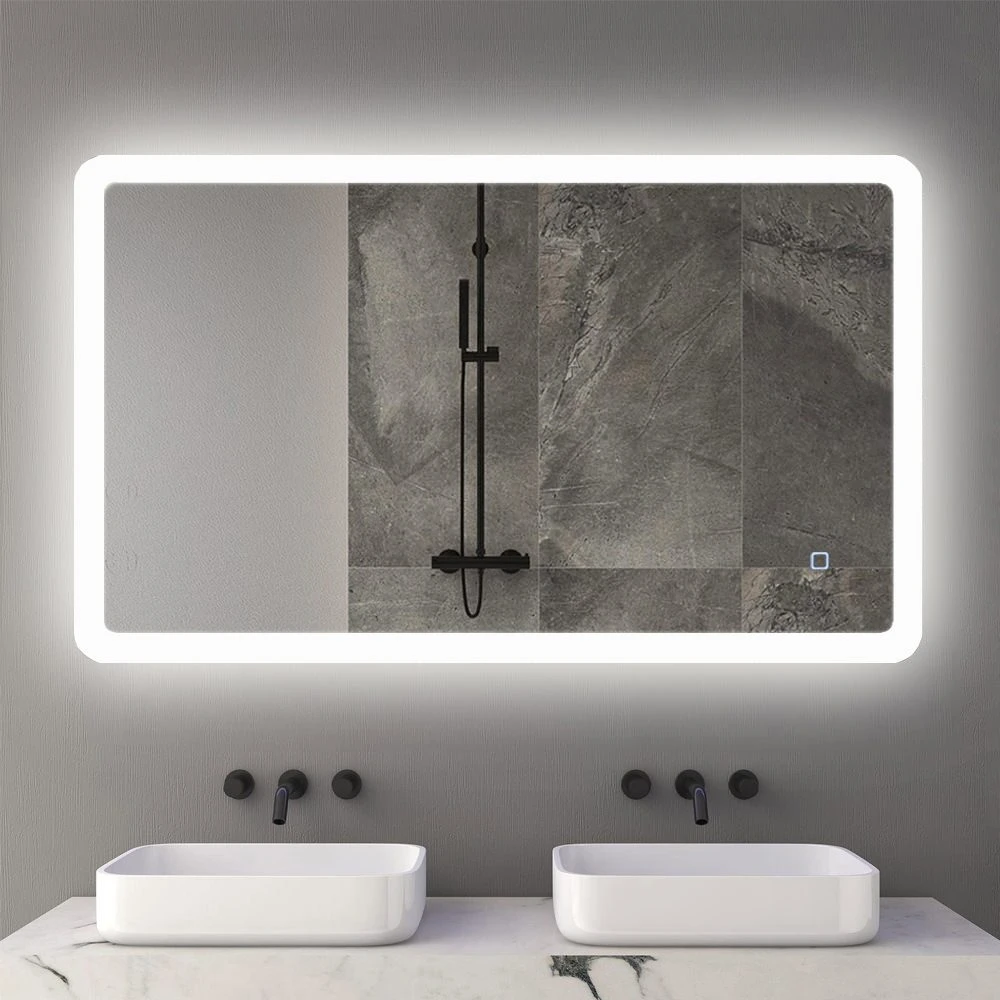 Oglindă pentru baie bayro gama ortogonală 1000x600 led touch 2
