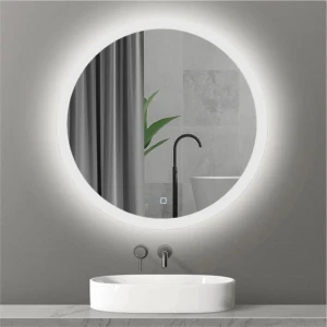 Зеркало для ванной bayro gama круглое 800x800 led touch