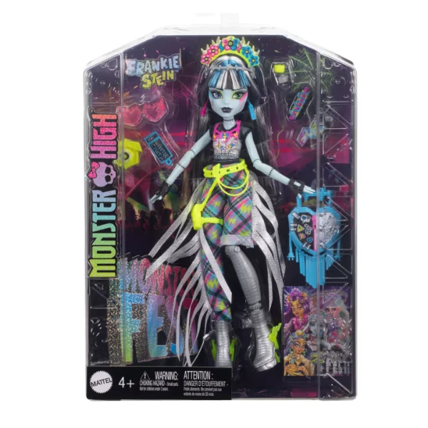 Игровой набор monster high "фрэнки и monster fest", с аксессуарами 3