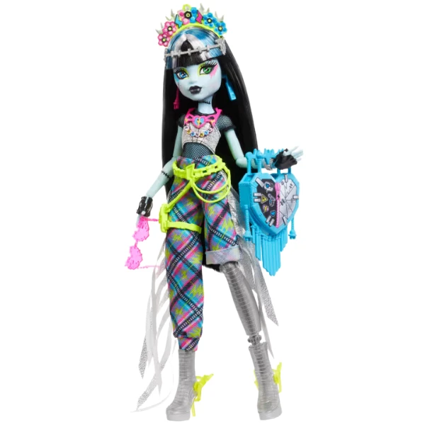 Игровой набор monster high "фрэнки и monster fest", с аксессуарами 2