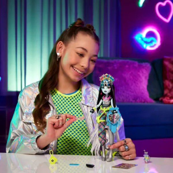 Игровой набор monster high "фрэнки и monster fest", с аксессуарами 7