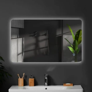 Oglindă pentru baie bayro moon 1000x600 led touch neutru