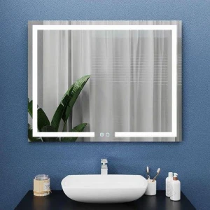 Oglindă pentru baie bayro otto 1000x800 led touch cu încălzire