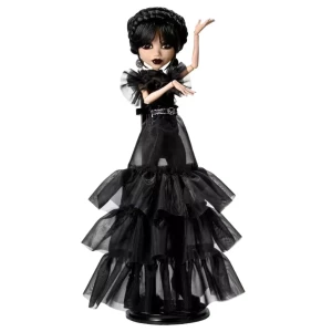 Игровой набор monster high "кукла wednesday в платье", с аксессуарами Thumbnail 2