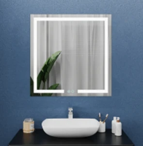 Oglindă pentru baie bayro otto 800x800 led touch cu încălzire