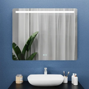 Зеркало для ванной bayro roma 1000x800 led touch c подогревом