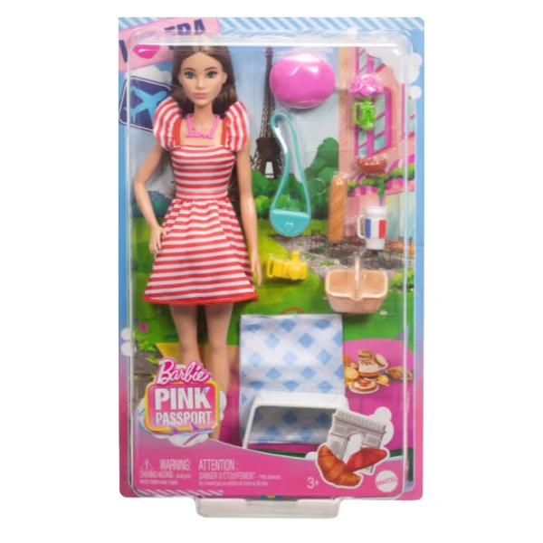 Păpușa barbie "călătorie în paris" cu accesorii 3