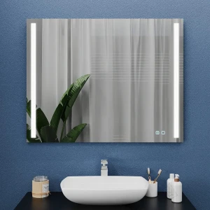 Зеркало для ванной bayro sigma 1000x800 led touch c подогревом