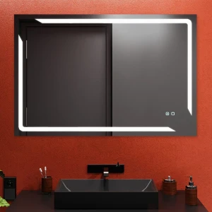 Зеркало для ванной bayro smart 1200x800 led touch c подогревом
