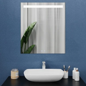 Зеркало для ванной bayro teta 500x800 led touch c подогревом