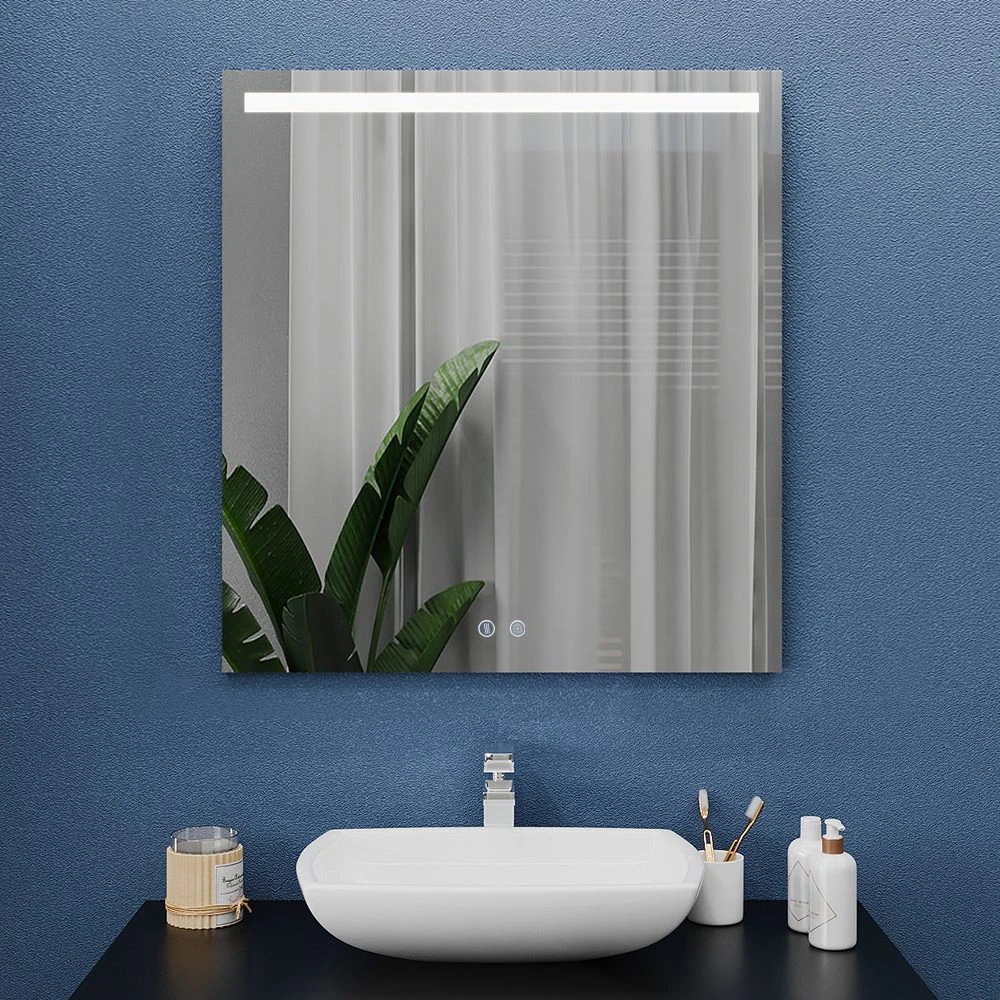 Зеркало для ванной bayro teta 600x800 led touch c подогревом 2