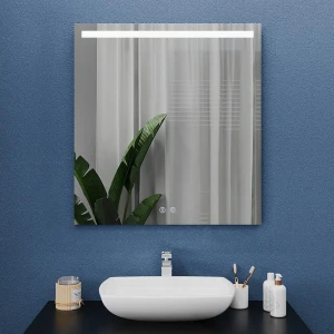 Зеркало для ванной bayro teta 600x800 led touch c подогревом
