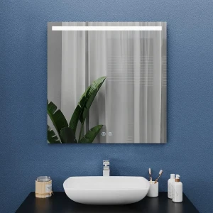 Зеркало для ванной bayro teta 700x800 led touch c подогревом