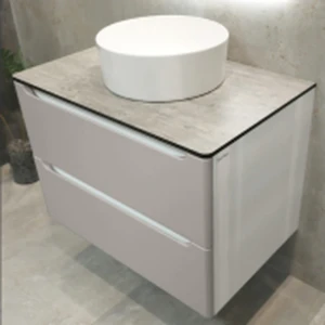 Шкаф для ванной подвесной bayro bergamo 800 под столешницу light grey