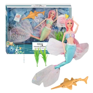 Păpușa Emily &quot;Sirena cu animaluț de companie de mare&quot;