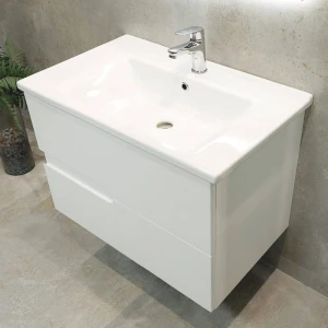 Dulap pentru baie suspendat bayro sorento pentru chiuvetă soft 650 alb mat