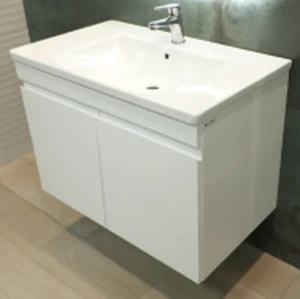 Dulap pentru baie suspendat bayro studio duo pentru chiuvetă argo/allegro 800 alb mat
