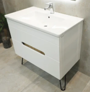 Dulap pentru baie suspendat universal bayro etna sub chiuvetă argo/allegro 800 alb mat