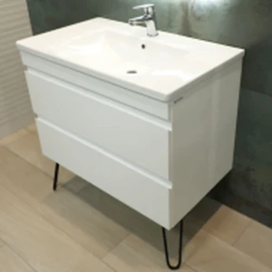 Dulap pentru baie suspendat universal bayro studio sub chiuvetă argo/allegro 800 alb mat