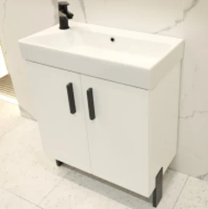 Dulap pentru baie suspendat universal bayro vision pentru chiuvetă stance 650 alb mat
