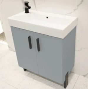 Dulap pentru baie suspendat universal bayro vision pentru chiuvetă stance 650 gri mat