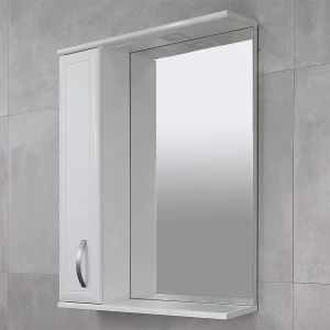 Dulap-oglindă pentru baie bayro allure 550x750 stâng alb mat Thumbnail 2