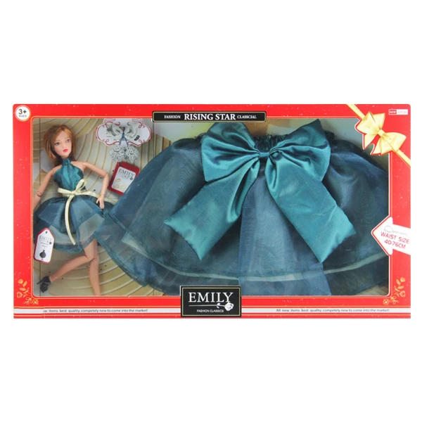 Set de joc: păpușa "emily" + fustă pentru copil 3