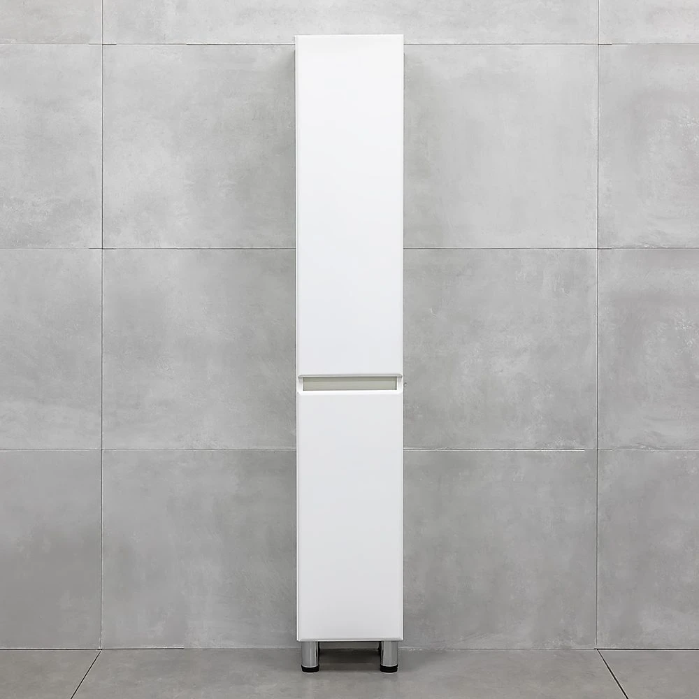Шкаф-пенал напольный bayro urbano pro 300x1900 универсальный белый структурный 2
