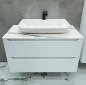 Blat pentru baie bayro bergamo 800x520 panou crownlam 12mm vento marble