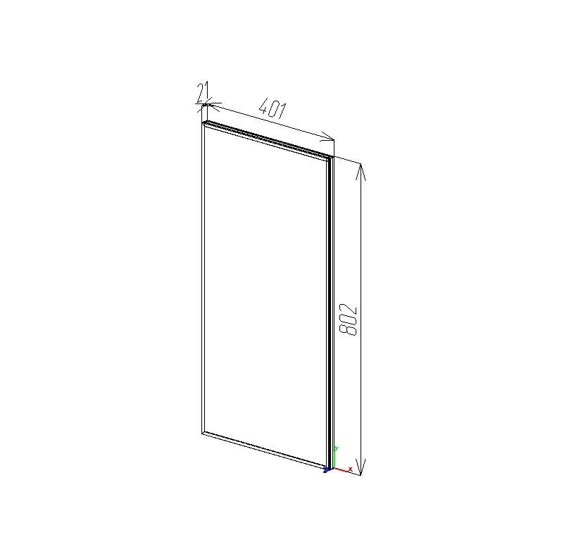 Oglindă pentru baie bayro modern ortogonală 400x800 î 4