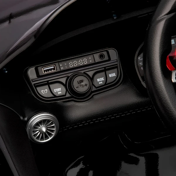 Mașinuță electrică mercedes-amg sl 63, acumulator 12v/10ah, 4 motoare de 45w, roți eva, scaun din piele 8