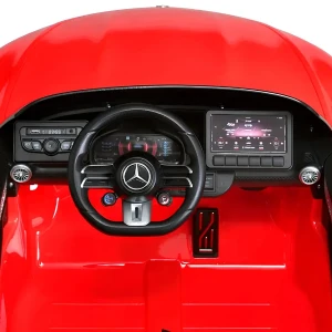 Mașinuță electrică mercedes-amg sl 63, acumulator 12v/10ah, 4 motoare de 45w, roți eva, scaun din piele Thumbnail 6
