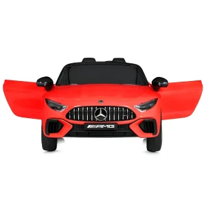 Mașinuță electrică mercedes-amg sl 63, acumulator 12v/10ah, 4 motoare de 45w, roți eva, scaun din piele Thumbnail 5