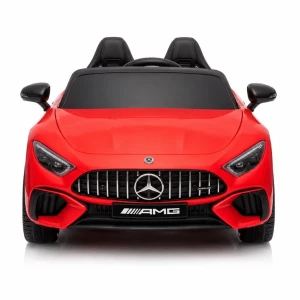 Mașinuță electrică mercedes-amg sl 63, acumulator 12v/10ah, 4 motoare de 45w, roți eva, scaun din piele Thumbnail 2