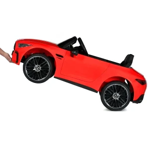 Mașinuță electrică mercedes-amg sl 63, acumulator 12v/10ah, 4 motoare de 45w, roți eva, scaun din piele Thumbnail 4