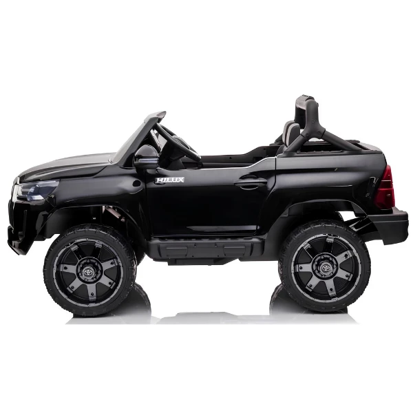 Mașinuță electrică toyota hilux, acumulator 12v/14ah, 4 motoare de 45w, roți eva, scaun din piele 8