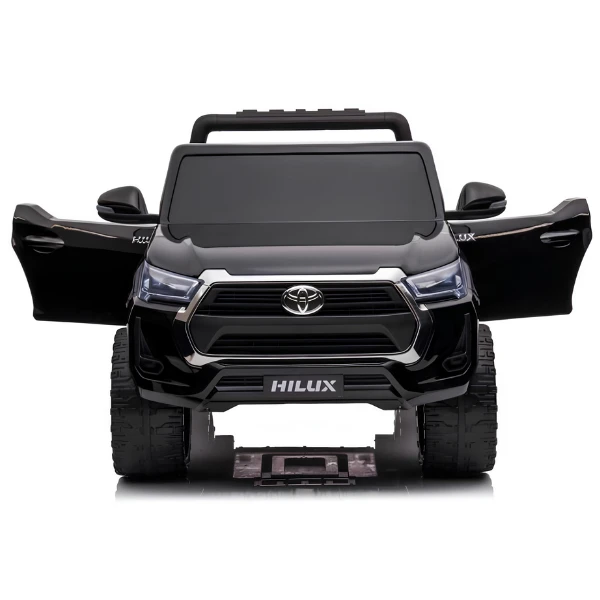 Mașinuță electrică toyota hilux, acumulator 12v/14ah, 4 motoare de 45w, roți eva, scaun din piele 4