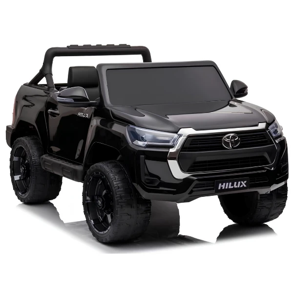 Mașinuță electrică toyota hilux, acumulator 12v/14ah, 4 motoare de 45w, roți eva, scaun din piele 3