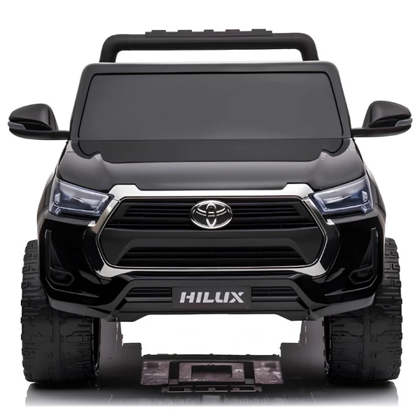 Mașinuță electrică toyota hilux, acumulator 12v/14ah, 4 motoare de 45w, roți eva, scaun din piele 2