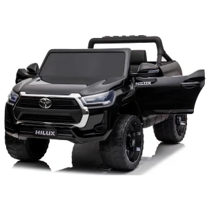 Mașinuță electrică toyota hilux, acumulator 12v/14ah, 4 motoare de 45w, roți eva, scaun din piele Thumbnail 5