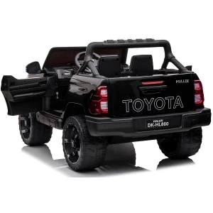 Mașinuță electrică toyota hilux, acumulator 12v/14ah, 4 motoare de 45w, roți eva, scaun din piele Thumbnail 6