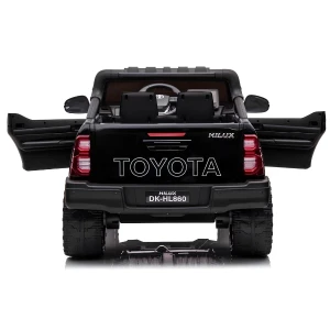Mașinuță electrică toyota hilux, acumulator 12v/14ah, 4 motoare de 45w, roți eva, scaun din piele Thumbnail 7
