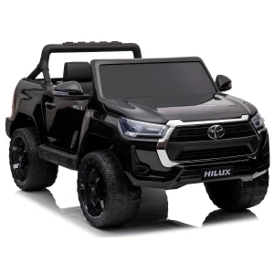 Mașinuță electrică toyota hilux, acumulator 12v/14ah, 4 motoare de 45w, roți eva, scaun din piele Thumbnail 3