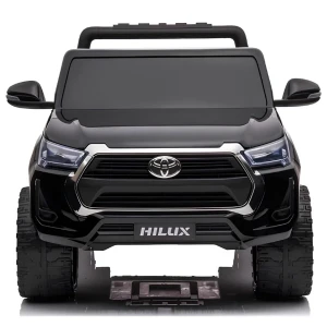 Mașinuță electrică toyota hilux, acumulator 12v/14ah, 4 motoare de 45w, roți eva, scaun din piele Thumbnail 2